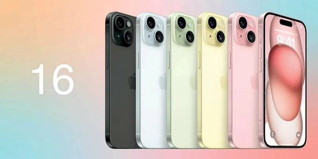 Couleur des nouveaux IPhones